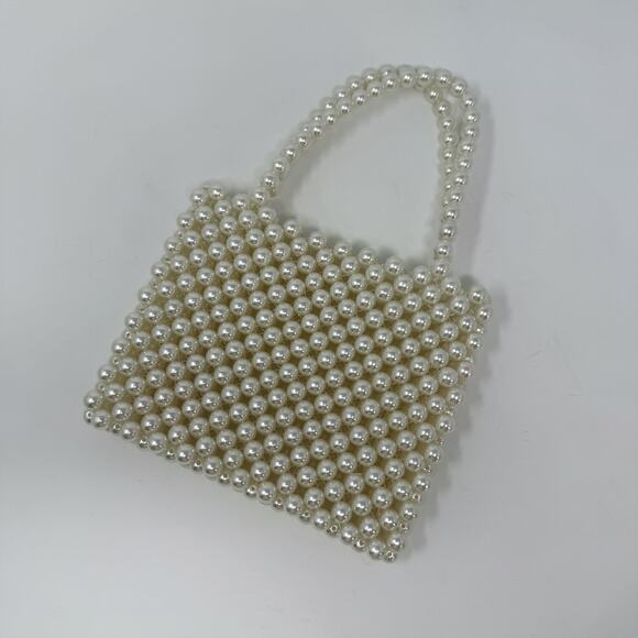 None Handbags - Pearl Beaded Handbag